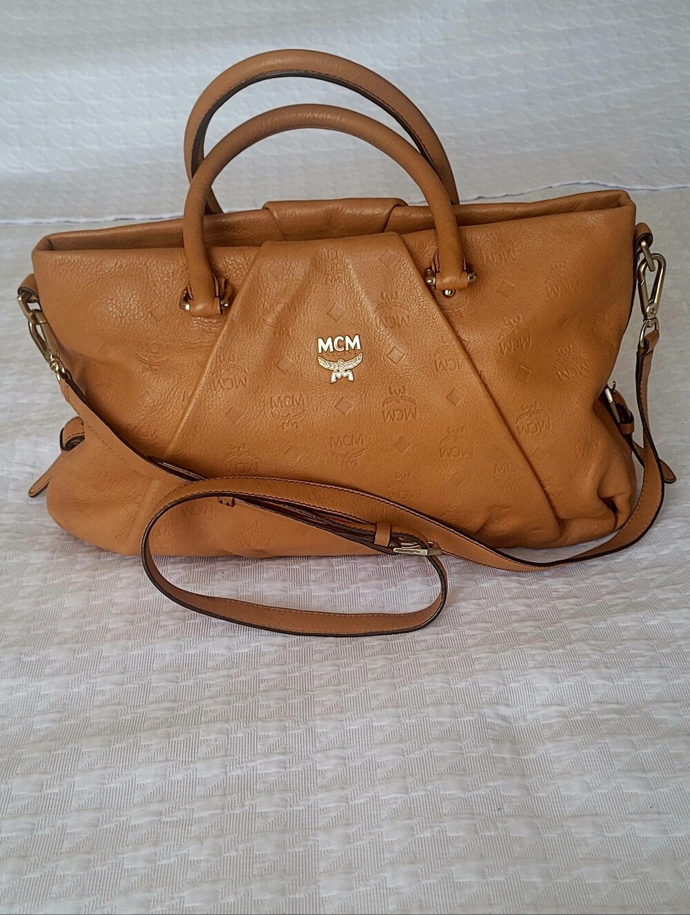 MCM MONOGRAM HANDBAG